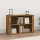 Füstös tölgy színű szerelt fa tálalószekrény 80x30x54 cm