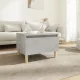 Betonszürke szerelt fa dohányzóasztal 90x49x45 cm