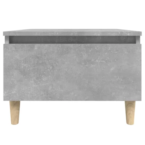 Betonszürke szerelt fa dohányzóasztal 90x49x45 cm