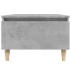 2 db betonszürke szerelt fa kisasztal 50x 46 x 35 cm