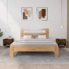 2 db füstös tölgyszínű szerelt fa éjjeliszekrény 50x46x50 cm
