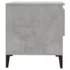 2 db betonszürke szerelt fa kisasztal 50 x 46 x 50 cm