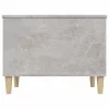 Betonszürke szerelt fa dohányzóasztal 60 x 44,5 x 45 cm