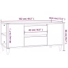 Betonszürke szerelt fa TV-szekrény 102 x 44,5 x 50 cm