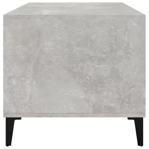 Betonszürke szerelt fa dohányzóasztal 90x49x45 cm