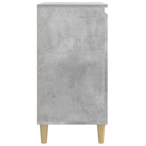 Betonszürke szerelt fa éjjeliszekrény 40x35x70 cm