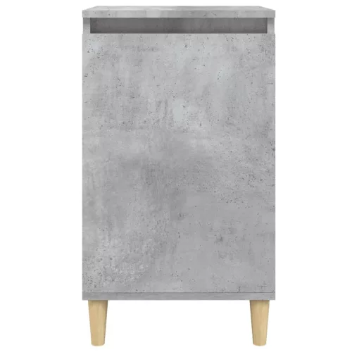 2 db betonszürke szerelt fa éjjeliszekrény 40x35x70 cm