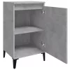 Betonszürke szerelt fa éjjeliszekrény 40x35x70 cm