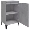 2 db betonszürke szerelt fa éjjeliszekrény 40x35x70 cm