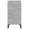 2 db betonszürke szerelt fa éjjeliszekrény 40x35x70 cm