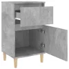 2 db betonszürke éjjeliszekrény 40 x 35 x 70 cm