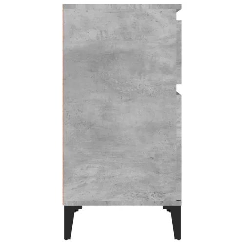 2 db betonszürke éjjeliszekrény 40 x 35 x 70 cm