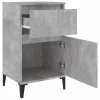2 db betonszürke éjjeliszekrény 40 x 35 x 70 cm