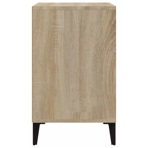 Sonoma tölgy színű szerelt fa cipőszekrény 102x36x60 cm
