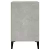 Betonszürke szerelt fa cipőszekrény 102x36x60 cm