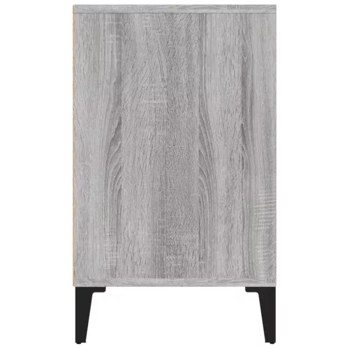 Szürke sonoma színű szerelt fa cipősszekrény 102x36x60 cm
