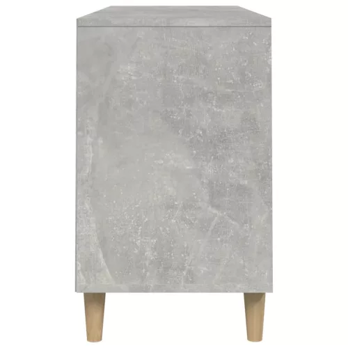 Betonszürke szerelt fa cipőszekrény 102x36x60 cm
