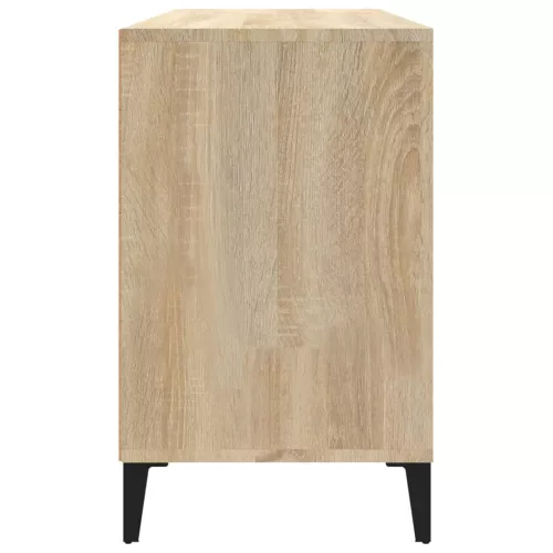 Sonoma tölgy színű szerelt fa cipőszekrény 102x36x60 cm