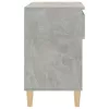 Betonszürke szerelt fa cipőszekrény 70x36x60 cm