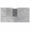 Betonszürke szerelt fa fürdőszobaszekrény 65 x 33 x 60 cm