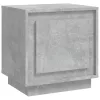 Betonszürke szerelt fa éjjeliszekrény 44 x 35 x 45 cm