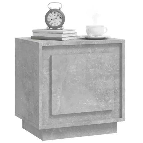 Betonszürke szerelt fa éjjeliszekrény 44 x 35 x 45 cm