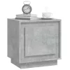 2 db betonszürke szerelt fa éjjeliszekrény 44x35x45 cm
