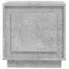 2 db betonszürke szerelt fa éjjeliszekrény 44x35x45 cm