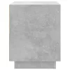2 db betonszürke szerelt fa éjjeliszekrény 44x35x45 cm