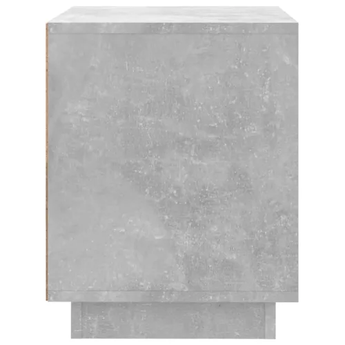 2 db betonszürke szerelt fa éjjeliszekrény 44x35x45 cm