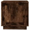 2 db füstös tölgy színű szerelt fa éjjeliszekrény 44x35x45 cm
