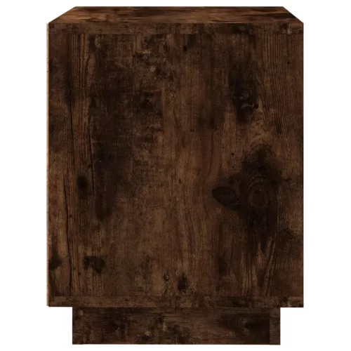 2 db füstös tölgy színű szerelt fa éjjeliszekrény 44x35x45 cm