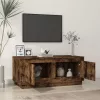 Füstös tölgy színű fatermék dohányzóasztal 102x50x44 cm