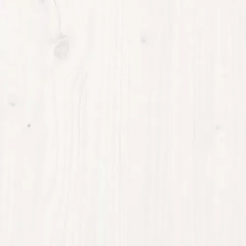 Fehér tömör fenyőfa tálalószekrény 100 x 40 x 75 cm