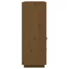 Mézbarna tömör fenyőfa magasszekrény 100 x 40 x 108,5 cm