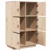 Tömör fenyőfa magasszekrény 67 x 40 x 108,5 cm