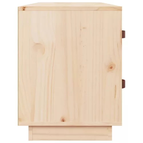 Tömör fenyőfa cipőtároló pad 100 x 34 x 45 cm