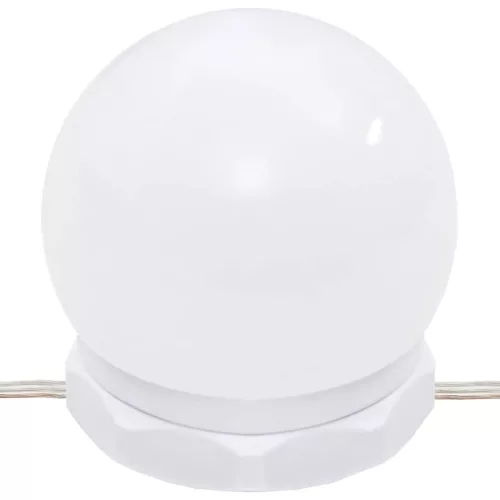 Füstös tölgy színű tükrös szekrény LED-ekkel 60 x 31,5 x 62 cm