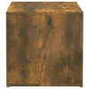 Füstös tölgy színű szerelt fa tárolódoboz 40,5 x 40 x 40 cm