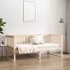 Kanapéágy ágy matrac 100x200 cm tömör fa fenyőfa