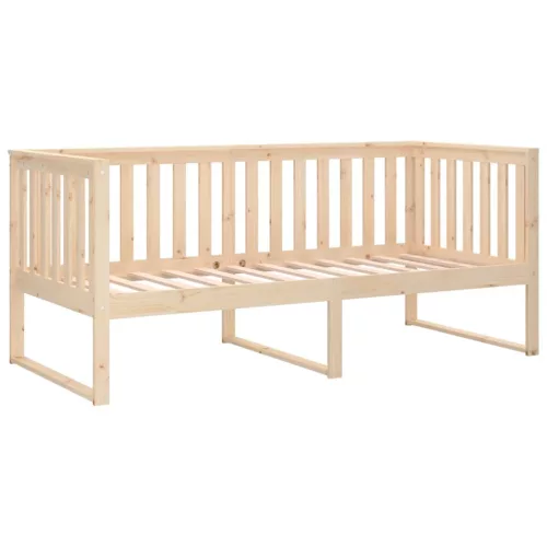 Kanapéágy ágy matrac 100x200 cm tömör fa fenyőfa