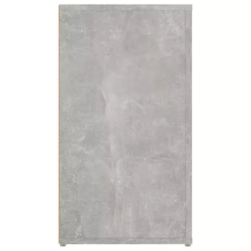 Betonszürke szerelt fa tálalószekrény 100x33x59,5 cm