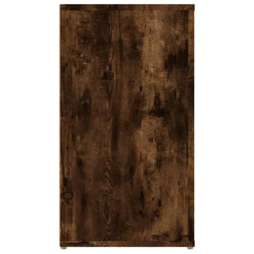 Füstös tölgy színű szerelt fa tálalószekrény 100x33x59,5 cm