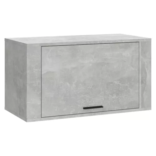 Betonszürke szerelt fa fali cipőszekrény 70 x 35 x 38 cm