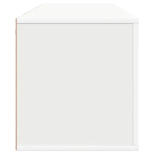 Fehér szerelt fa fali cipőszekrény 100 x 35 x 38 cm