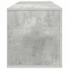 Betonszürke szerelt fa fali cipőszekrény 100x35x38 cm