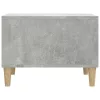 Betonszürke szerelt fa dohányzóasztal 60 x 50 x 36,5 cm