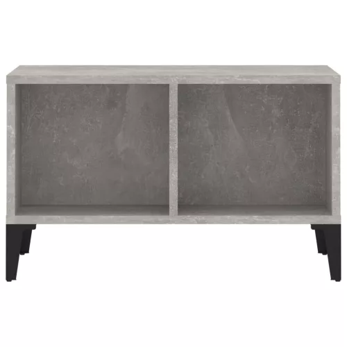 Betonszürke szerelt fa dohányzóasztal 60 x 50 x 36,5 cm