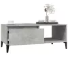 Betonszürke szerelt fa dohányzóasztal 90x50x36,5 cm