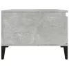 Betonszürke szerelt fa dohányzóasztal 90x50x36,5 cm
